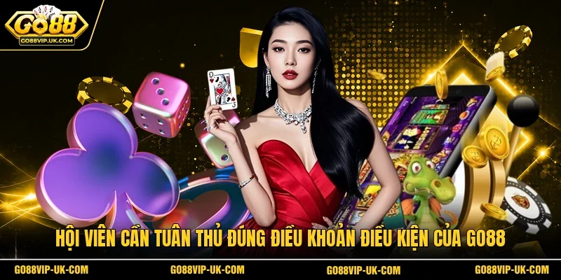 Hội viên cần tuân thủ đúng điều khoản điều kiện của GO88
